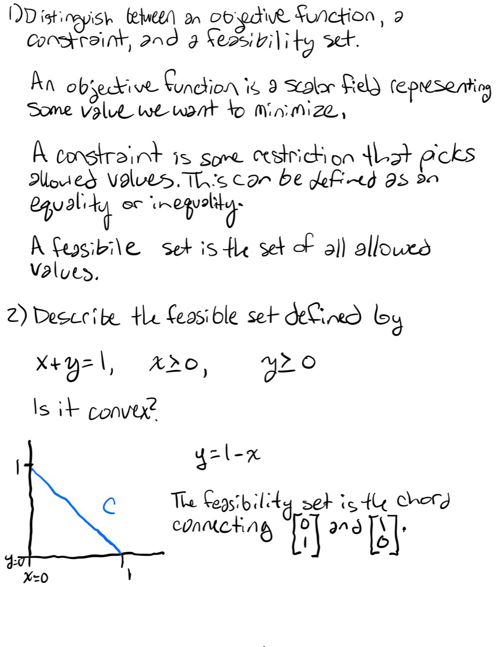 Completed exercise page 1