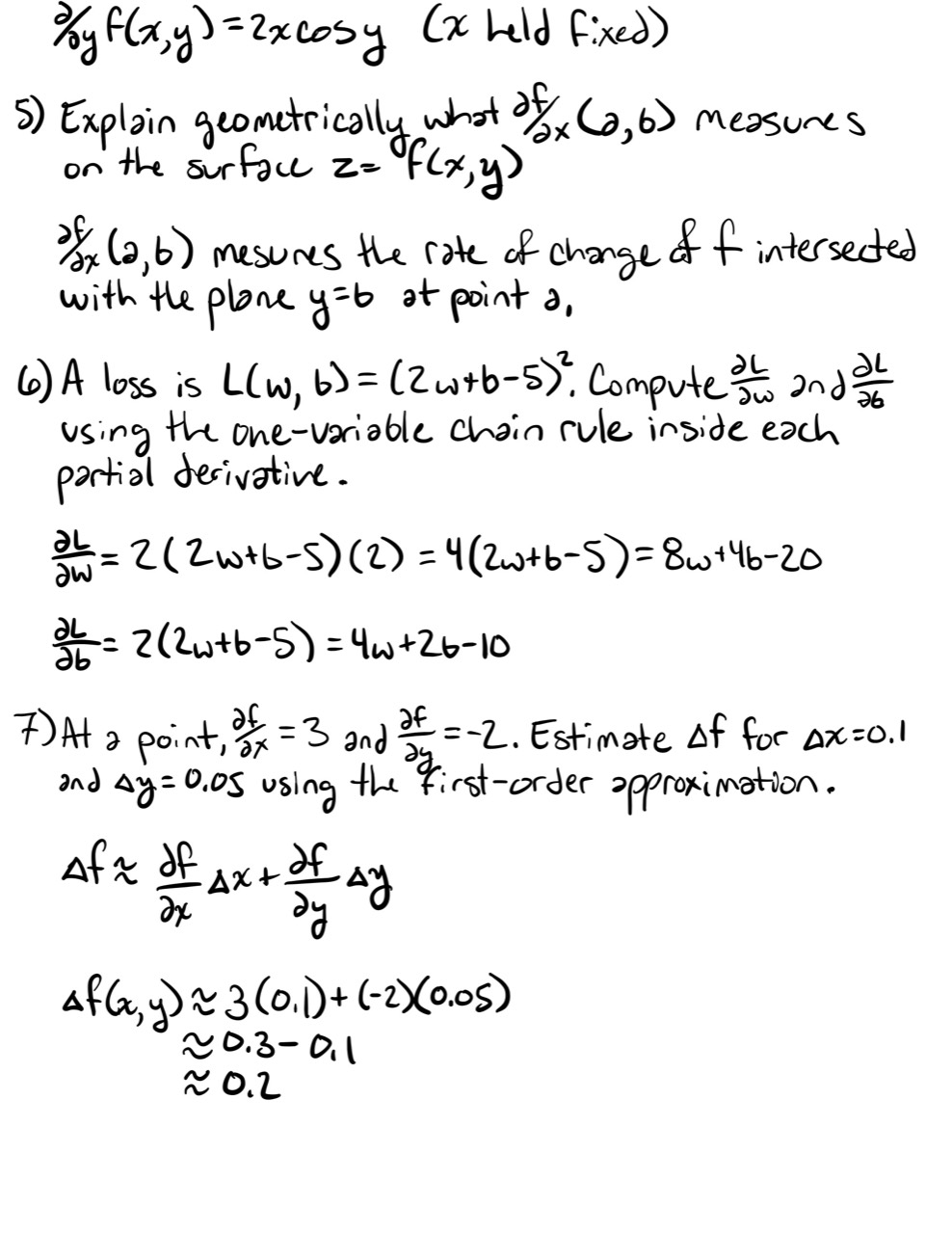 Completed exercise page 2