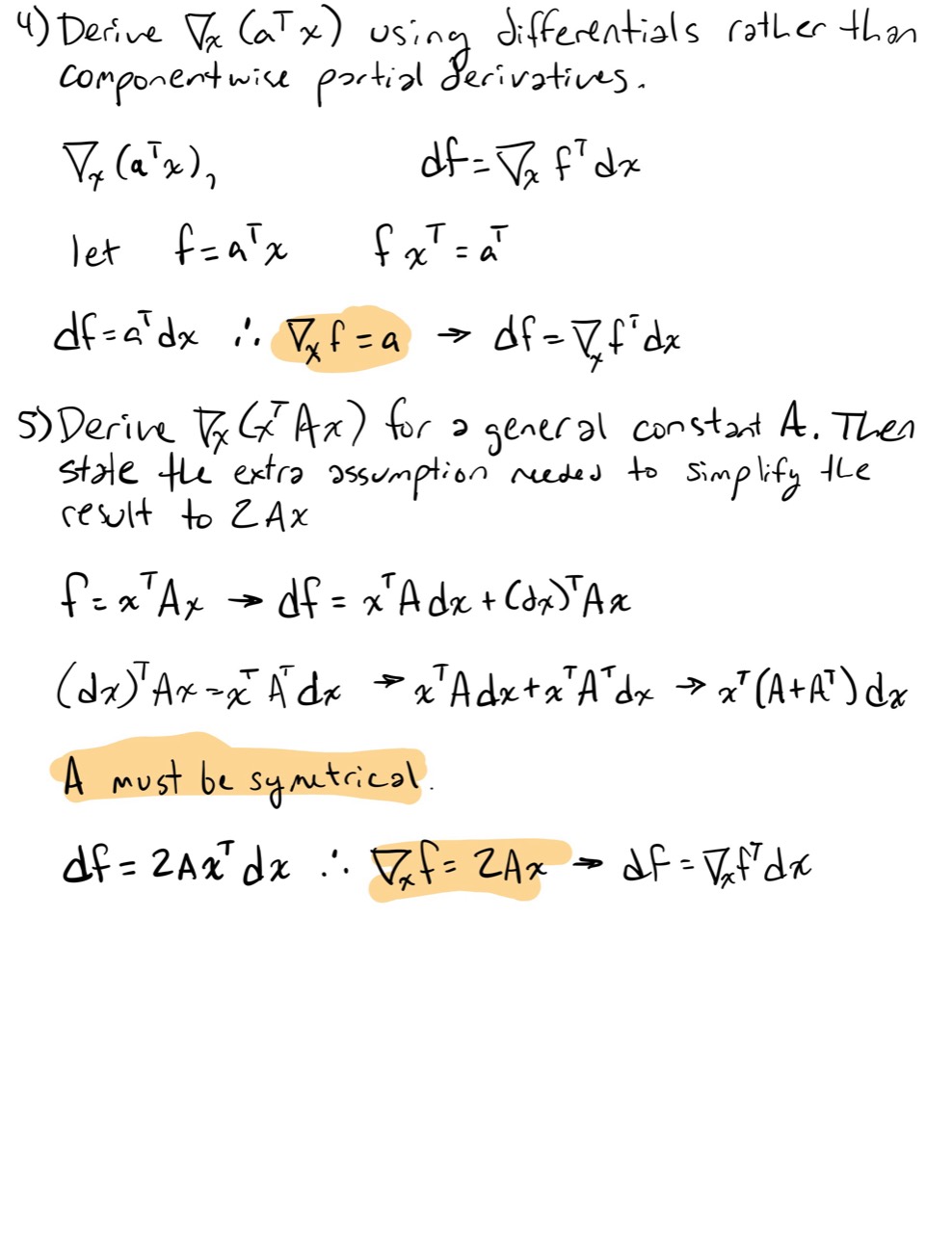 Completed exercise page 5